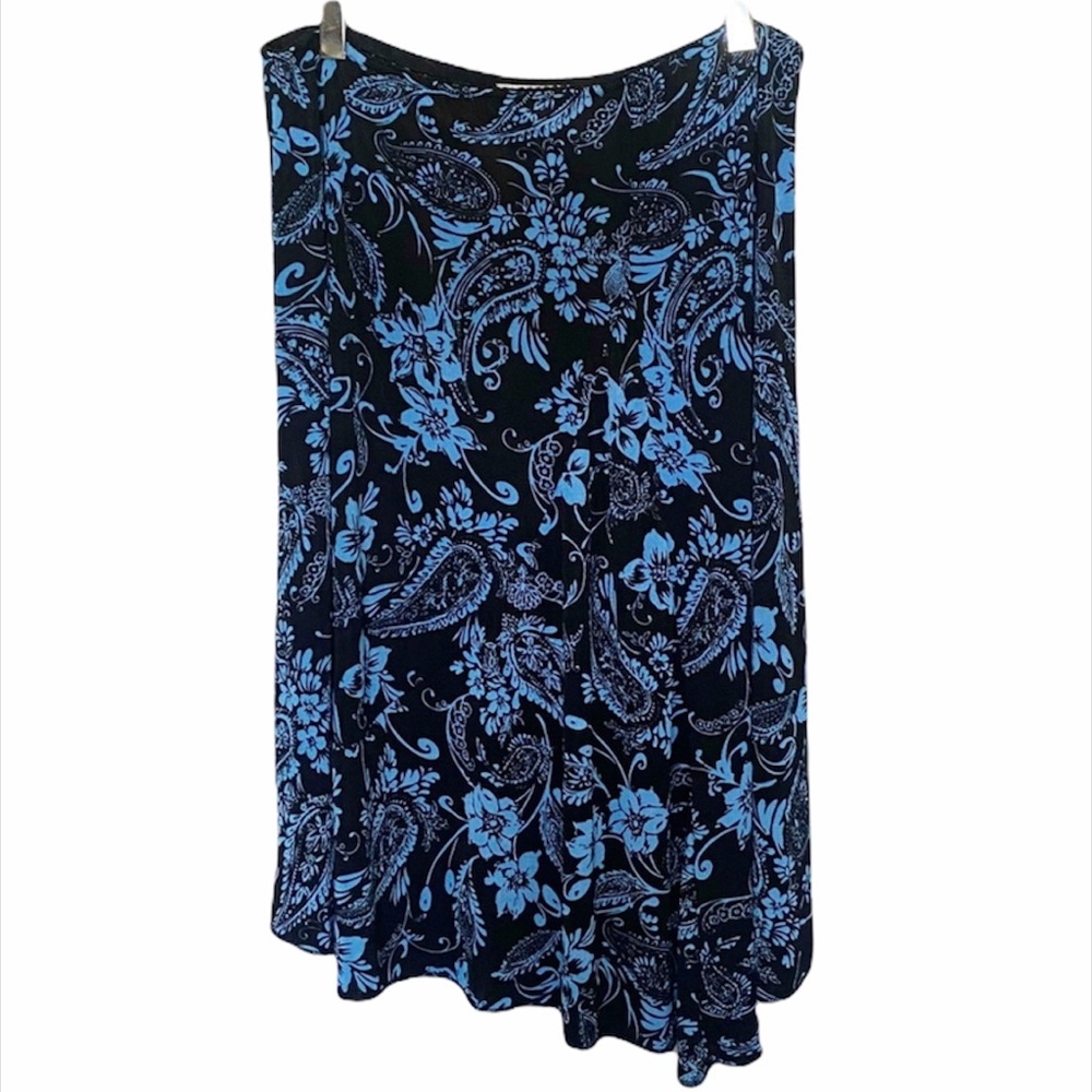 Jaclyn Smith Paisley Mid-Length Skirt